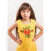 Embroidered dress for girl "Smile of Rose" Yellow